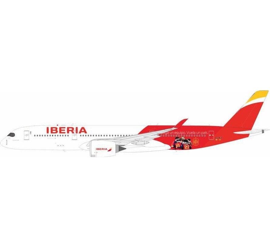 A350-900 Iberia Spanish Soccer Team FIFA World Cup EC-MYX 1:200 gold stand +pre-order+