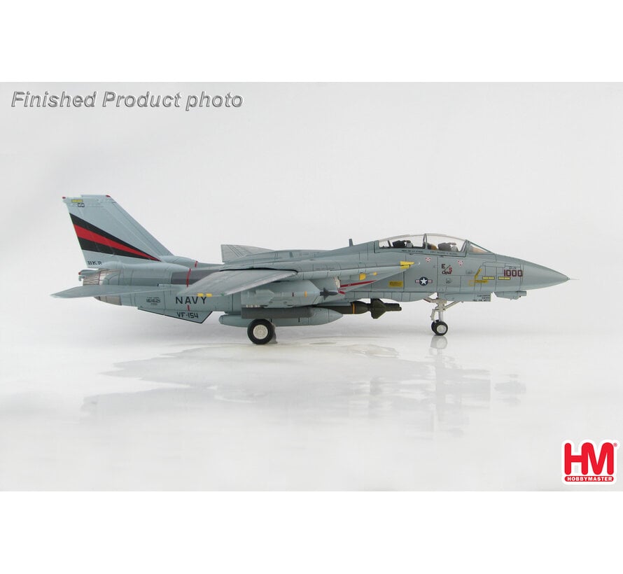 F14A Tomcat VF154 1000 landings USS Kitty Hawk 1:72 **Collection sale**