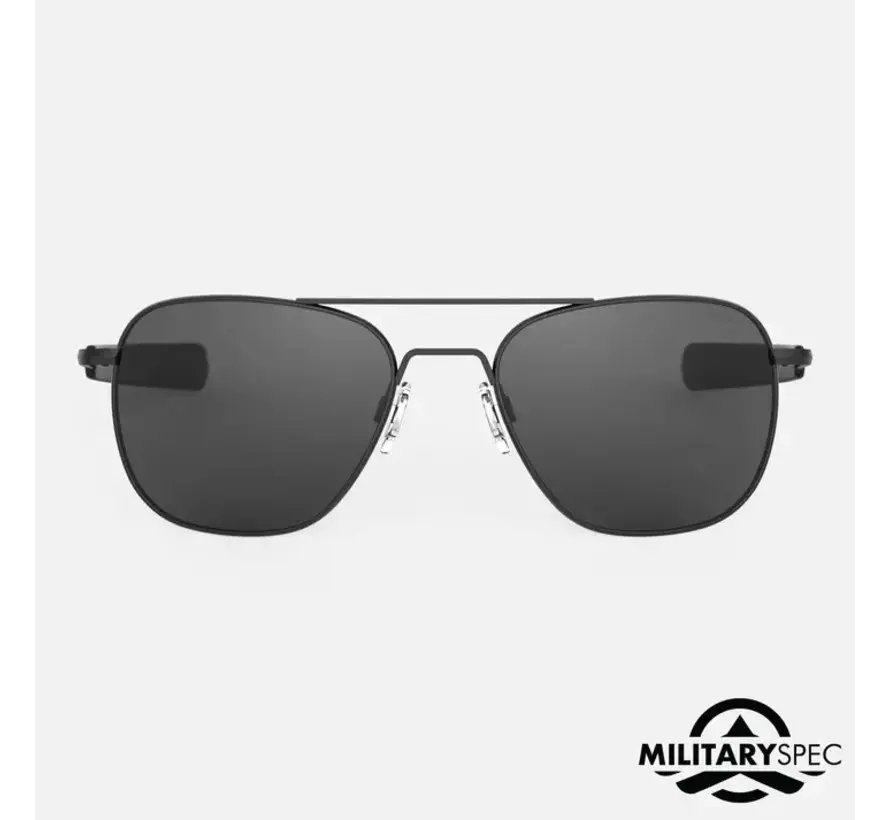 Aviator Military Special Edition  Matte Black Skytec™ American Gray Non-Polarized