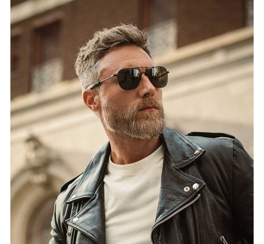 Aviator Military Special Edition  Matte Black Skytec™ American Gray Non-Polarized