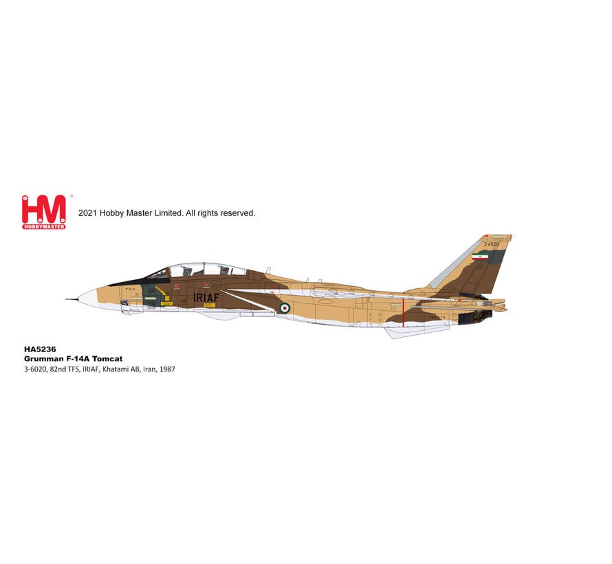 F14A Alicat 82nd TFS IRIAF Khatami AB Iran 1987 1:72