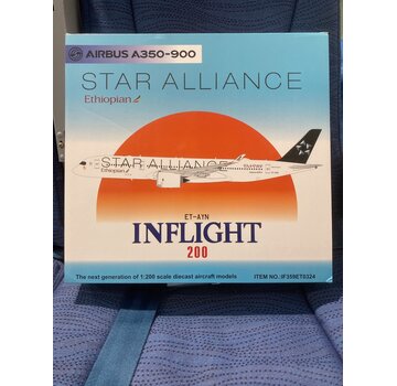 InFlight A350-900 Ethiopian Airlines Star Alliance ET-AYN 1:200**Collection sale**