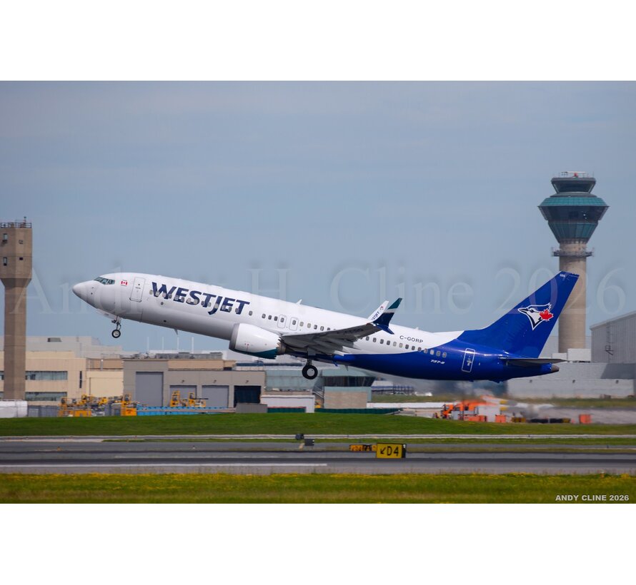 B737-8 MAX WestJet Toronto Blue Jays livery C-GORP 1:400 +Pre-order+