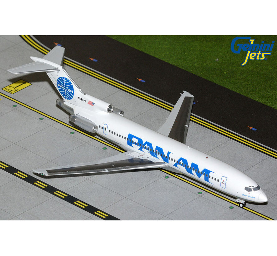 B727-200/Adv. Pan Am billboard titles "Clipper Goodwill" N368PA 1:200 polished *New Arrival