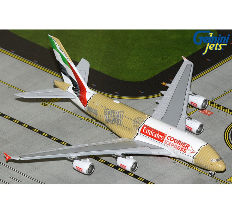 A380-800 Emirates A6-EET "Emirates Courier Express" titles 1:400 *New Arrival