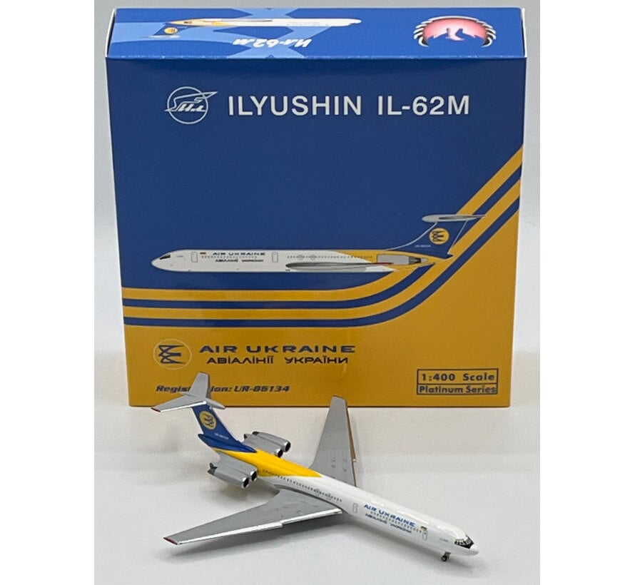 IL62M Air Ukraine UR-86134 1:400 +New arrival+