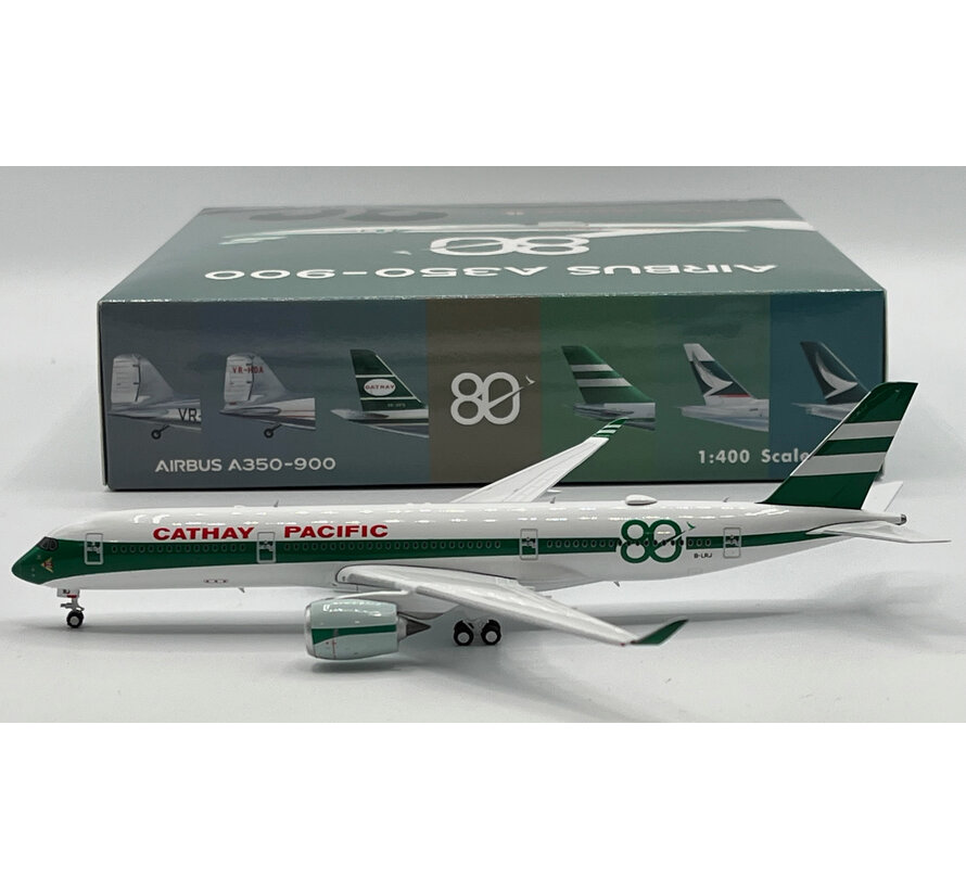 A350-900 Cathay Pacific 80 years retro green lettuce livery B-LRJ 1:400 +New Arrival+