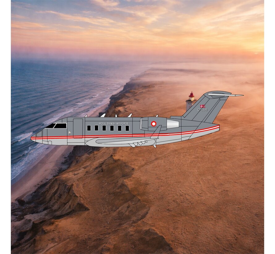 Challenger CL604 Royal Danish Air Force C-168 1:400 +New Arrival+