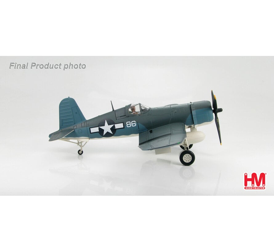 F4U-1A Corsair White 86 VMF-214 Black Sheep, Major Gregory Boyington 1:48**Collection sale