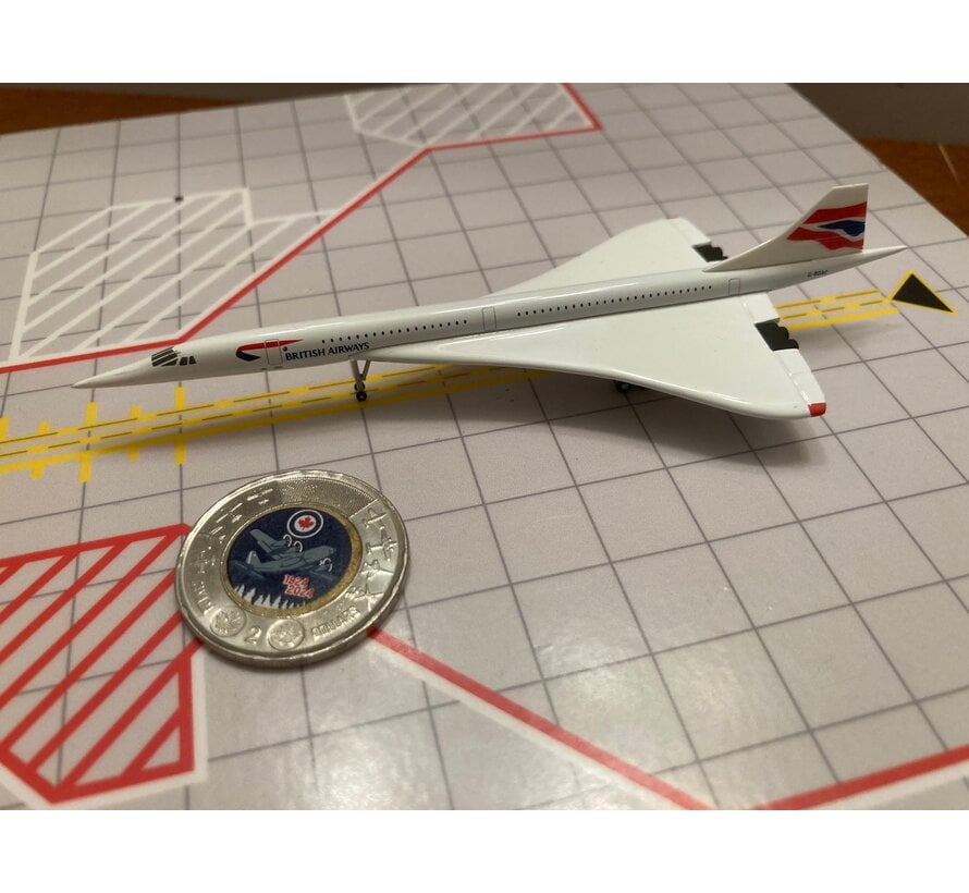 Concorde British Airways G-BOAC 'Union Jack' 1:500** Collection sale**
