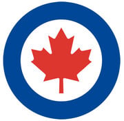 avworld.ca RCAF Roundel Sticker 2.9"
