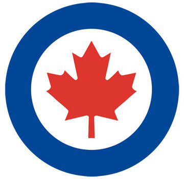 avworld.ca RCAF Roundel Sticker 2.9"