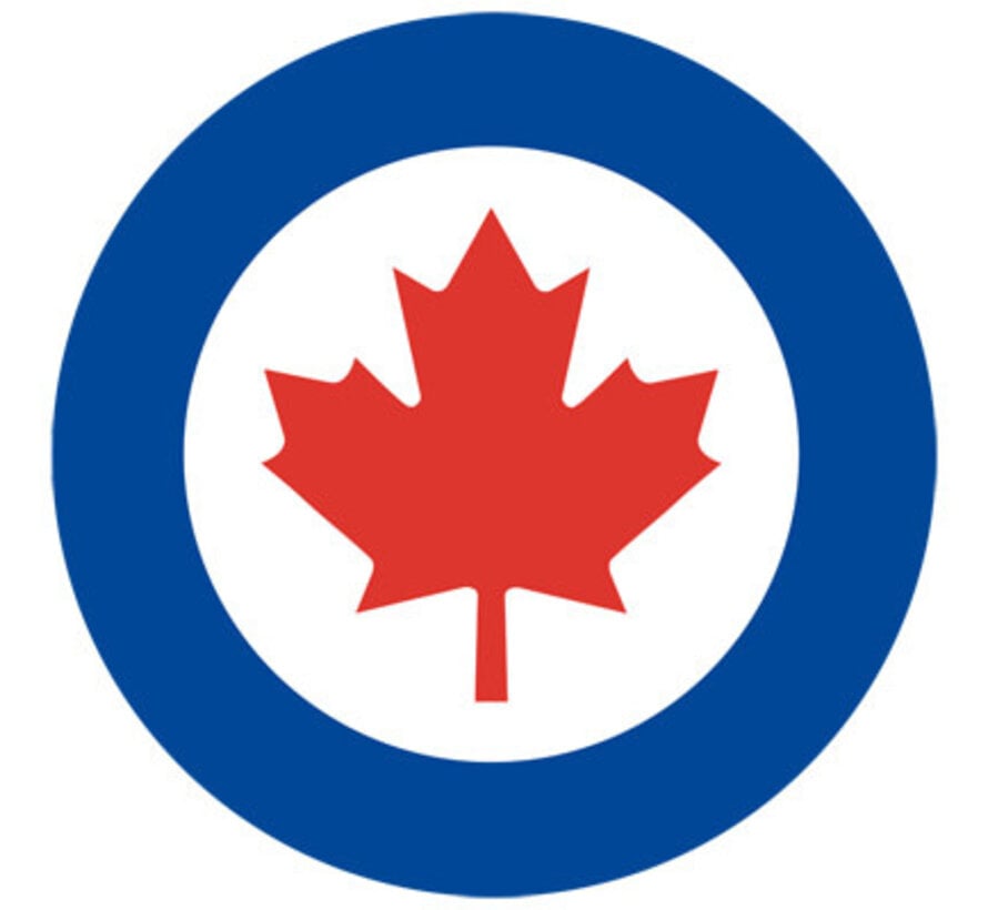 RCAF Roundel Sticker 2.9"