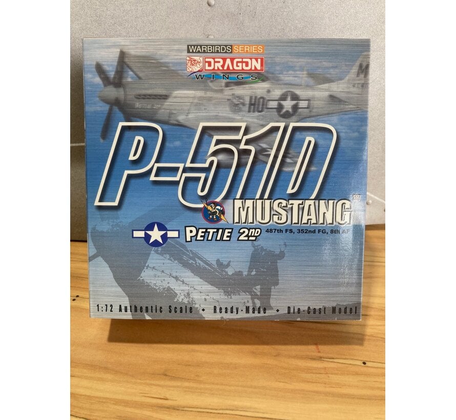 P-51D "Petie 2nd", "487FS/352 FG, 8th AF" 1:72**Collection sale**