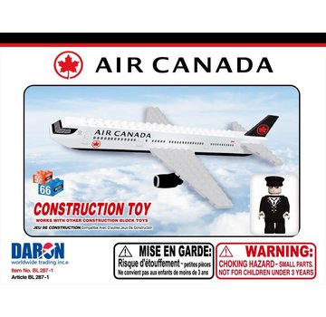 Best-Lock Construction Toys Air Canada New Livery 2017 55 Piece Construction Toy
