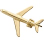 Pin Boeing B727 (3-D cast) Gold Plate