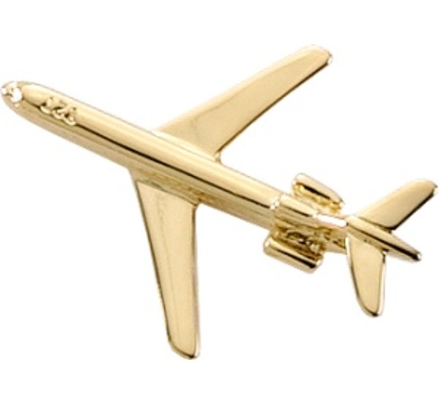 Pin Boeing B727 (3-D cast) Gold Plate