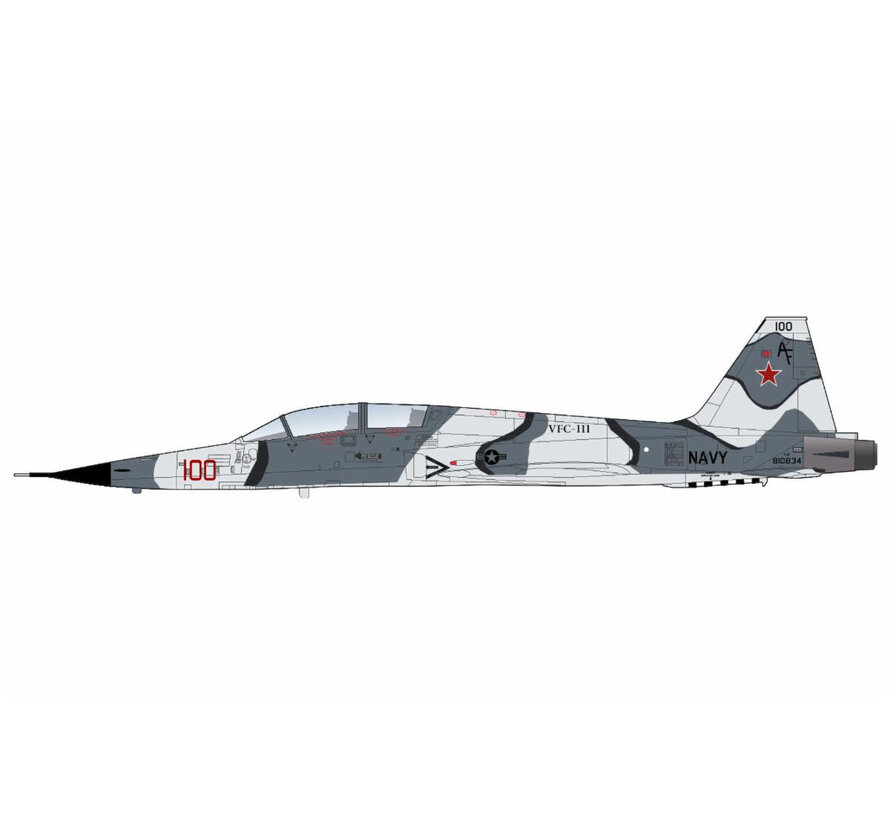 F5F Freedom Fighter RED100 Franken Tiger VFC-111 US Navy 810834 grey camouflage 2023 1:72 +New Arrival+