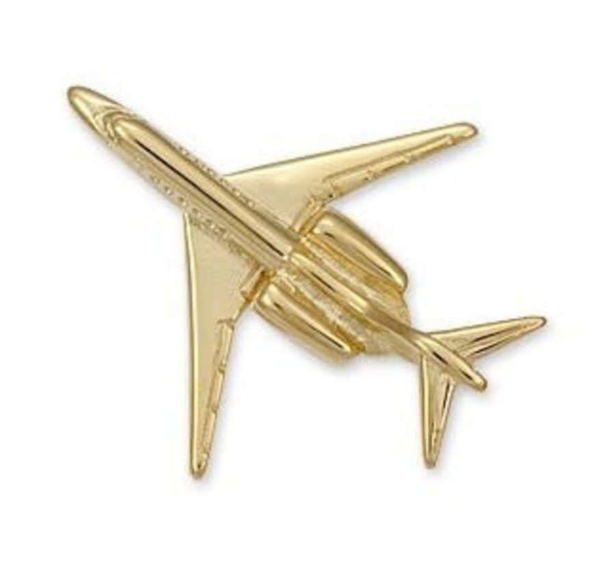Pin Citation X (3-D cast) Gold Plate