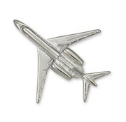 Johnson's Pin Citation X (3-D cast) Silver Plate