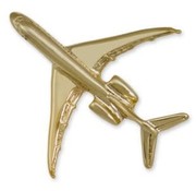 Johnson's Pin Global Express (3-D cast) Gold Plate