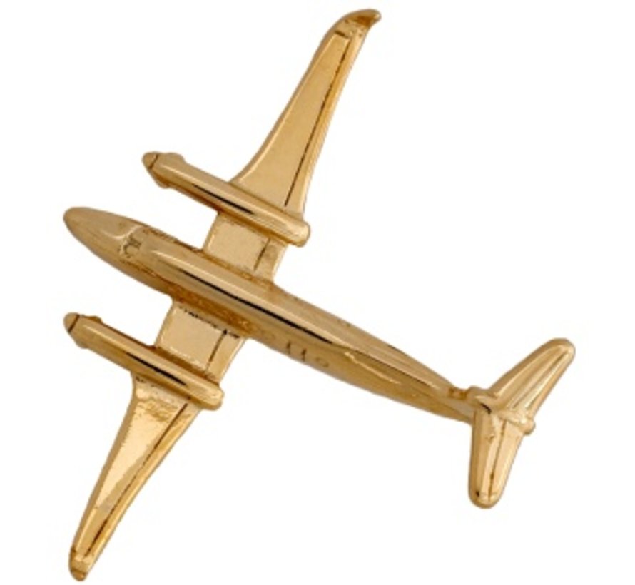 Pin King Air 350 (3-D cast) Gold Plate
