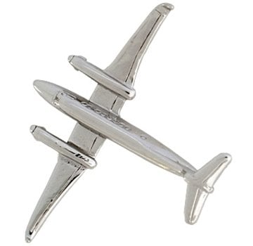 Johnson's Pin King Air 350 (3-D cast) Silver Plate