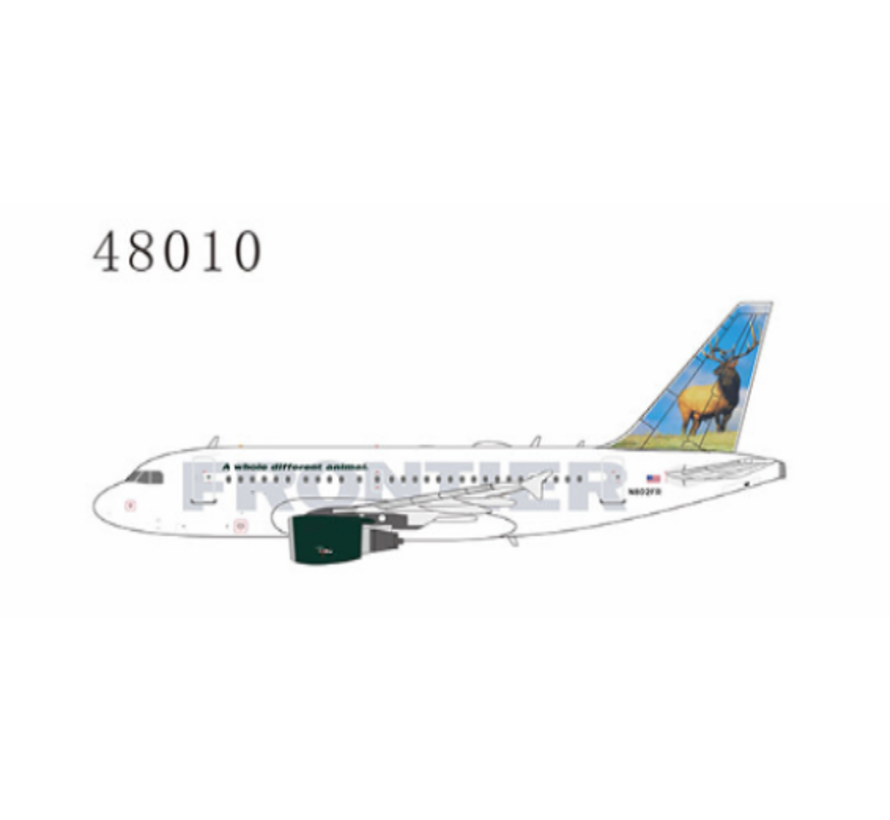 A318-100 Frontier Airlines Montana the Elk N802FR 1:400