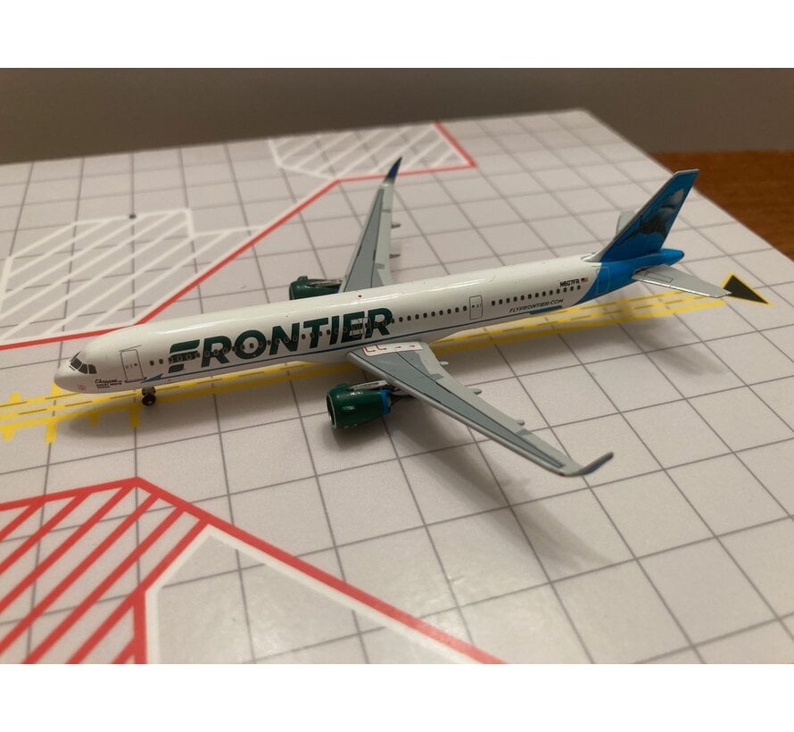 A321neo Frontier Chopper the Great White Shark N607FR 1:400 **Collection sale**