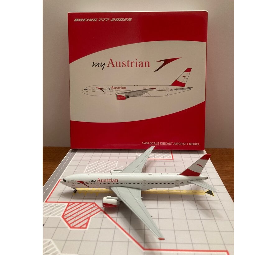 B777-200ER Austrian OE-LPD Servus Hong Kong 1:400**Collection sale
