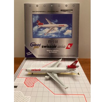 Gemini Jets MD11 Swissair Asia HB-IWG 1:400 **Collection sale**