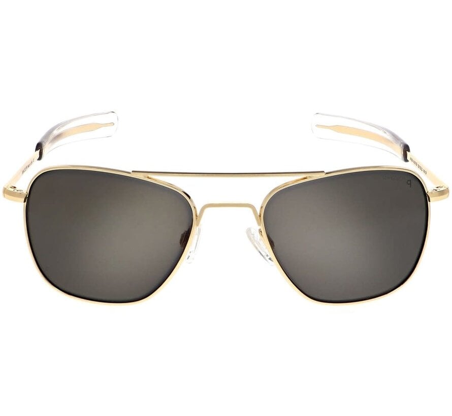 Aviator Military Special Edition 23K Gold Polarized American Gray