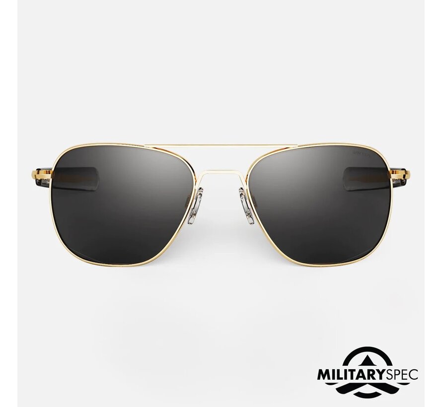 Aviator Military Special Edition 23K Gold American Gray