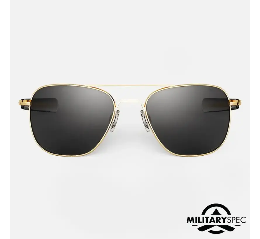 Aviator Military Special Edition 23K Gold American Gray