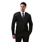 Uniform Sweater V-Neck Military Style Full Zip