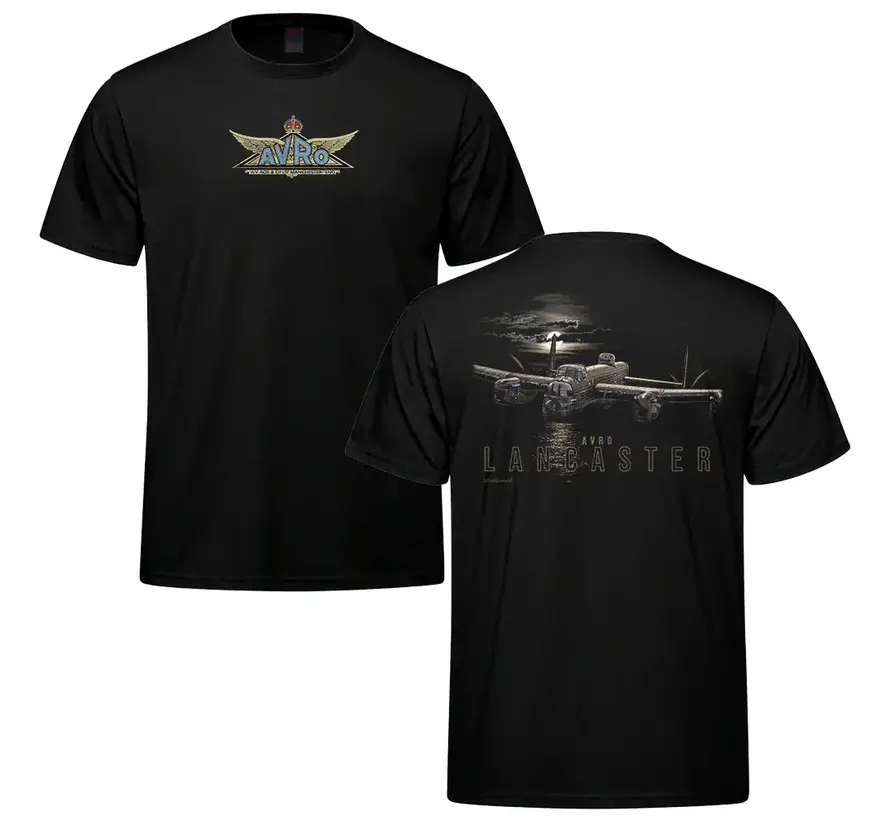 Avro Lancaster Special Edition Adult T-Shirt Black