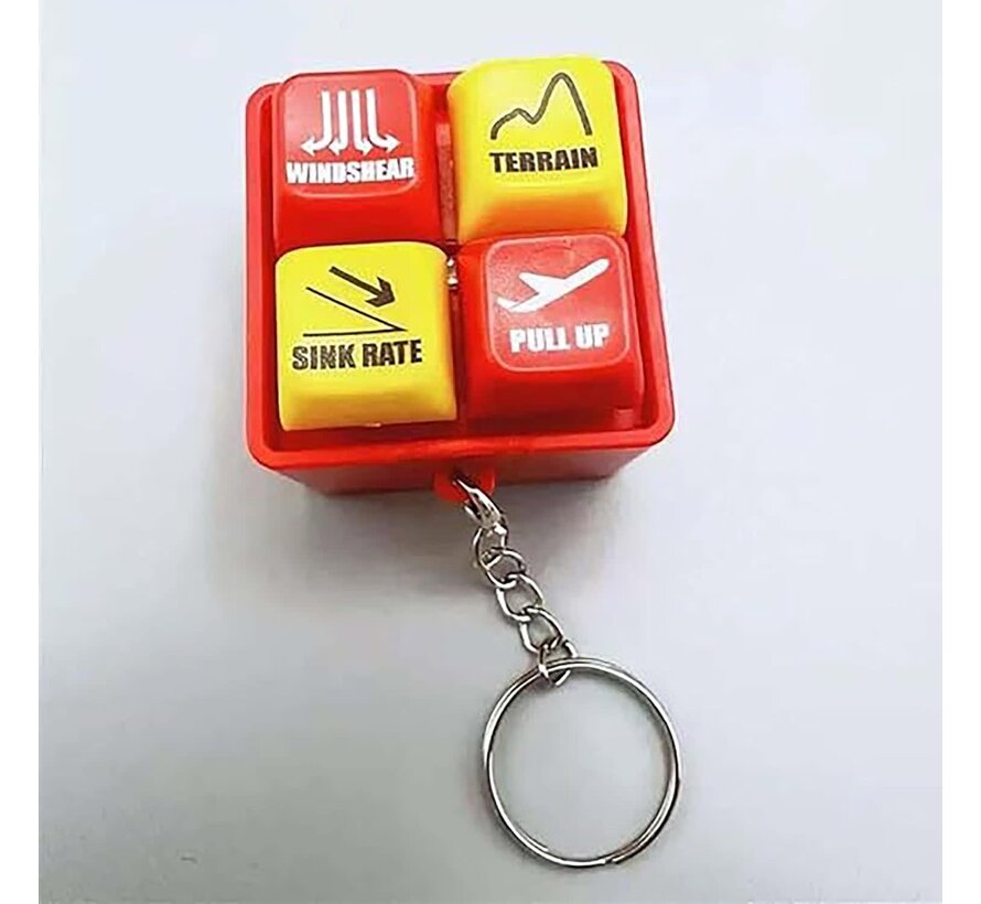 Key Chain B737 Warning Sounds Red