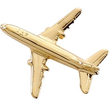 Johnson's Pin Boeing B737 (3-D cast) Gold Plate