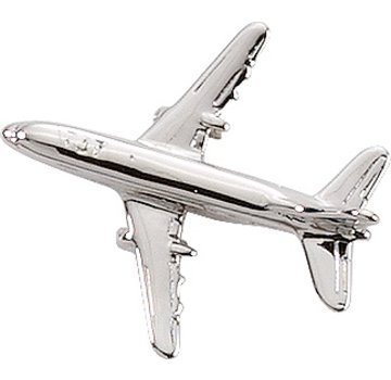 Johnson's Pin Boeing B737 (3-D cast) Silver Plate
