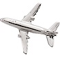 Pin Boeing B737 (3-D cast) Silver Plate