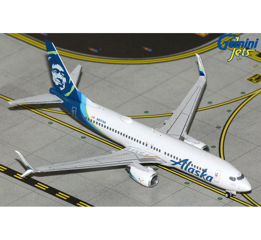 B737-800S Alaska Airlines N517AS 1:400 scimitars *New Arrival