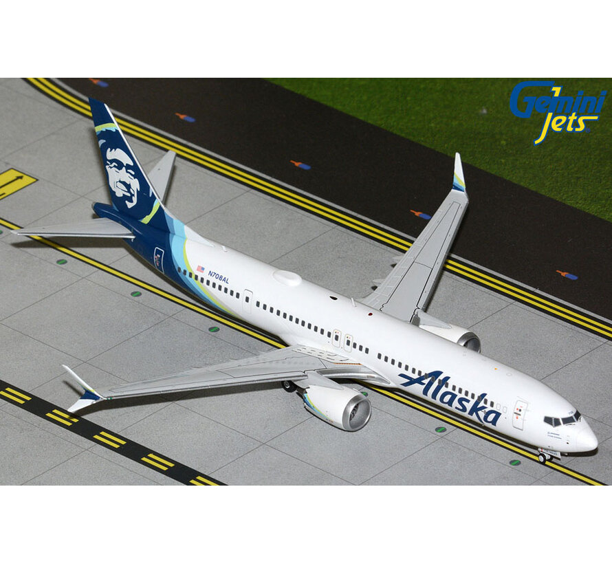 B737-9 MAX Alaska Airlines N708AL 1:200 *New Arrival