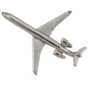 Johnson's Pin CRJ-900 (3-D cast) Silver Plate