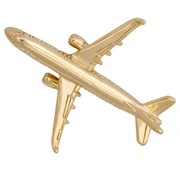 Johnson's Pin Embraer ERJ175 (3-D cast) Gold Plate