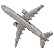 Johnson's Pin Embraer ERJ175 (3-D cast) Silver Plate