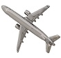 Pin Embraer ERJ175 (3-D cast) Silver Plate