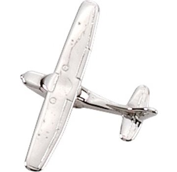 Johnson's Pin Cessna 172 (3-D cast) Silver Plate