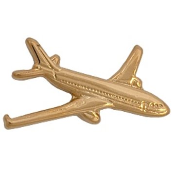 Johnson's Pin Airbus A320 Gold Plate