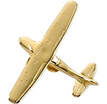Johnson's Pin Cessna 172 (3-D cast) Gold Plate