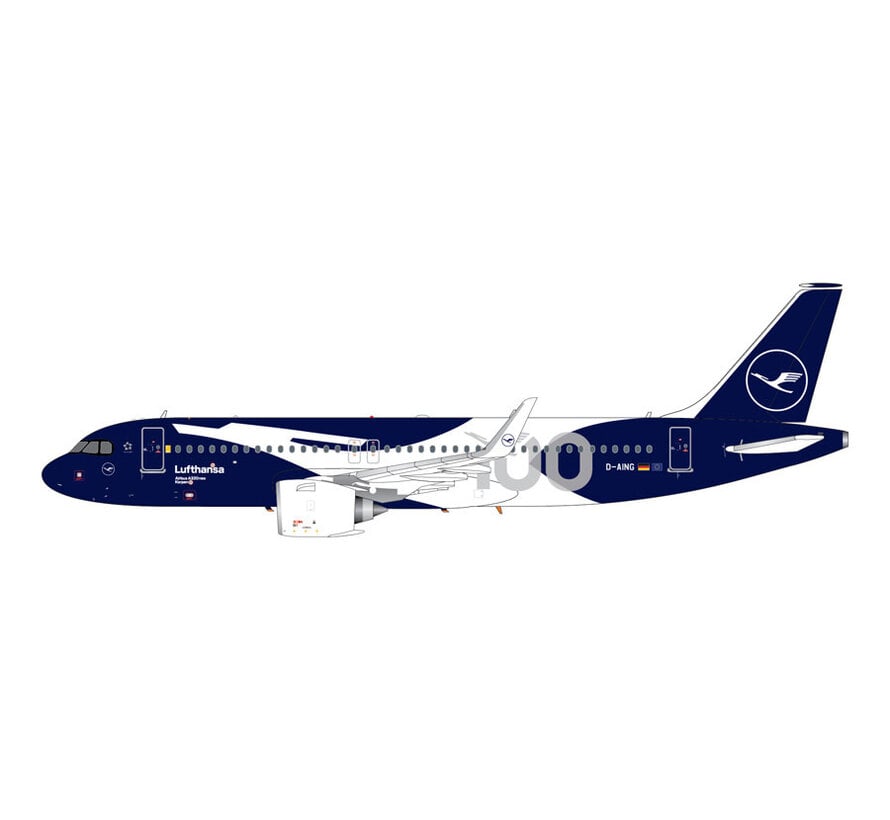 A320neo Lufthansa D-AING "100" years livery 1:200 * Pre-Order